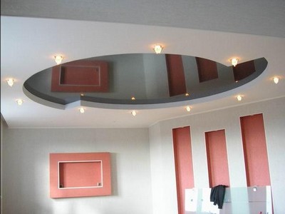 Дизайн потолков из гипсокартона: фото, варианты выполнения