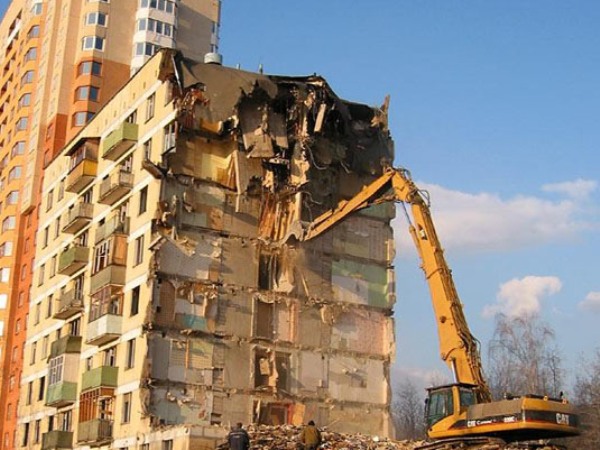 В Москве подходит к завершению программа сноса аварийных пятиэтажек